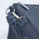 Bag Cross-Bodi with a zipper, blue color