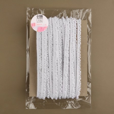 Britting tied elastic, 10 mm × 9.1 m ± 0.5 m, white color-2