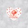 Valentine Postcard "Love Message", 7 x 6 cm