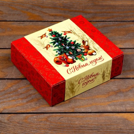 Gift box "Forest holiday", 18.5 x 16 x 5.8 cm-2