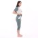 Female set (T -shirt, Bridges), green color, size 56