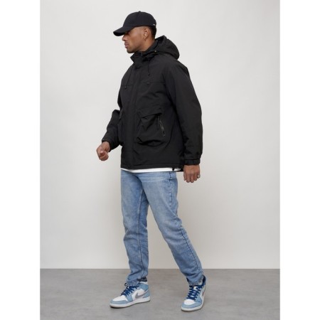 Male spring jacket, size 56, black color-8