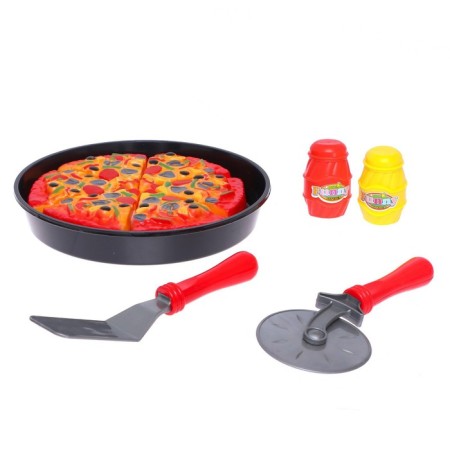 A set of Pizza products, with accessories, in a package