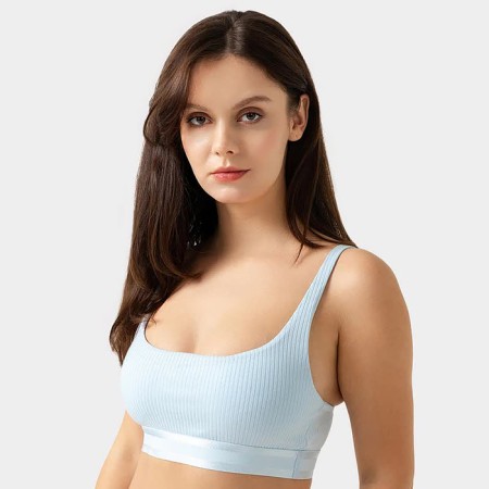 Bustier female, color blue illusion, size 46 (m)