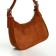Women's bag with lightning, brown color