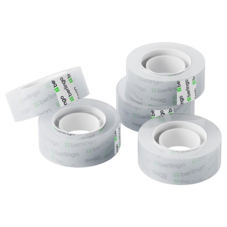 Adhesive tape Office 19 mm x 33 m berlingo, transparent-1
