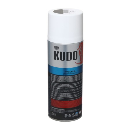 Soil-enamel for the bumper Kudo, Ral9005, black, 520 ml, aerosol KU-6202-1
