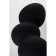 Erotist prostate vibro -stimulator, silicone, 15.7 cm, black color