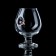 The glass "impenetrable", a bullet, for cognac, a lacquered tree, 390 ml