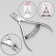Manicure nippers for cuticle, spring connection, 9.5 cm, blade length - 9 mm, silver color