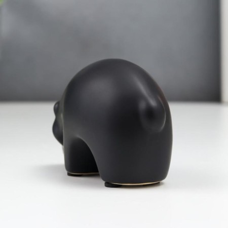 Souvenir Ceramics "Black Bear" 6.8x5x11.5 cm-3