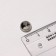 Magnetic Castle Castle 16 × 10 mm, loops = 1.2 mm, ball, color silver