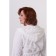 Women's bathrobe, size 56, white color