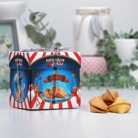 Sanding cookies with predictions "Elephant", 5 pcs., 35 g