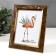 Photo frame plastic 15x20 cm "Chocolate leaves, golden double frame" 24.7x19.8 cm
