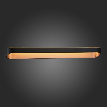 Wall lamp ST LUCE. SL582.411.01. 1x18 W, LED, 4000K, 58x6.5 cm, black color, gold-2