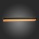 Wall lamp ST LUCE. SL582.411.01. 1x18 W, LED, 4000K, 58x6.5 cm, black color, gold
