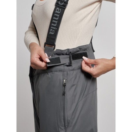 Semi -combinezone ski insulated female winter, size 44, color gray color-13