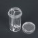 Organizer for decor, 3 sections, D - 4 × 7 cm, transparent