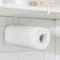 Holder for paper towels of a suspended share, 26x11 × 1.2 cm, white color