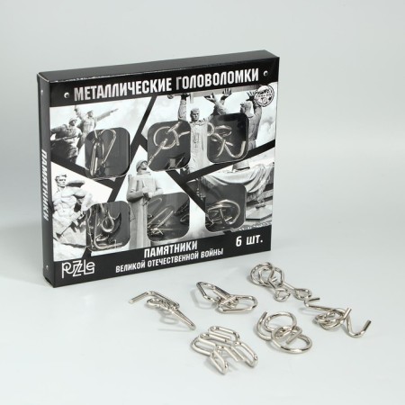 Set of puzzle "Monuments of the Second World War" 6pcs-7