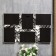 Photo frame plastic in 6 photos 10x15 cm "Bud" white 52x32 cm