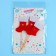 Skewers from the felt "New Year's boot", a set of 3 pcs.