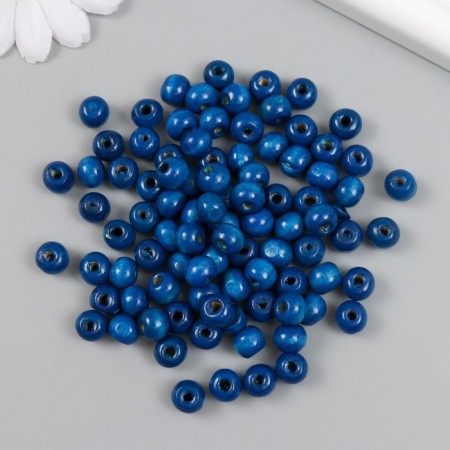 Beads for creativity tree "Blue" d = 0.8 cm set 20 grams-1