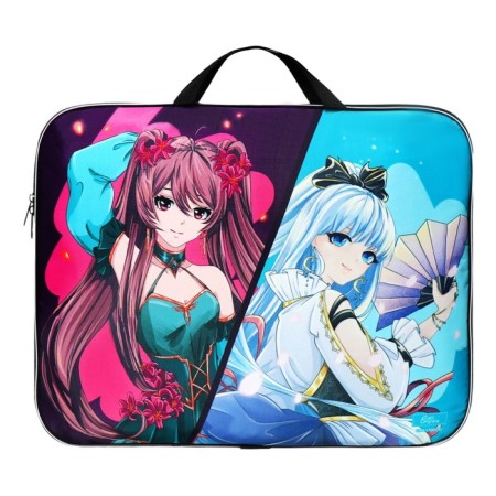 Folder for drawings and drawings A3, 470 x 350 x 20 mm, with handles, textile, calligrata "anime"-5