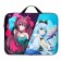 Folder for drawings and drawings A3, 470 x 350 x 20 mm, with handles, textile, calligrata "anime"