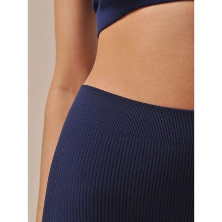Women's Legins in the Rubber Leggings RIB, size 46-48, deep blue color-2