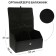 Organizer COFR in trunk, 55 x 30 x 31 cm, eco-leather, black-black