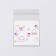 BOPP package with sticky tape, "Korean style", 7*7+3cm mix