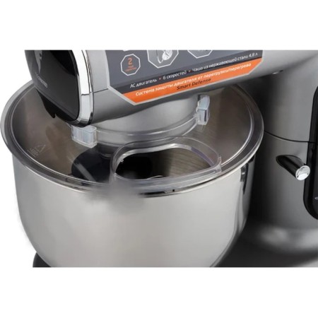Mixer Leonord Le-1720, planetary, 800 watts, 4.8 l, 6 speeds, 3 nozzles, silver-4