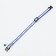 Collar "sport" with a reflective strip, 31 x 1 cm, blue