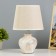 Board lamp "KUMP" E14 40W white-brown 20x20x30 cm Risalux