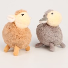 Мягкая игрушка "Овечка" на брелоке, 12 см, цвет МИКС