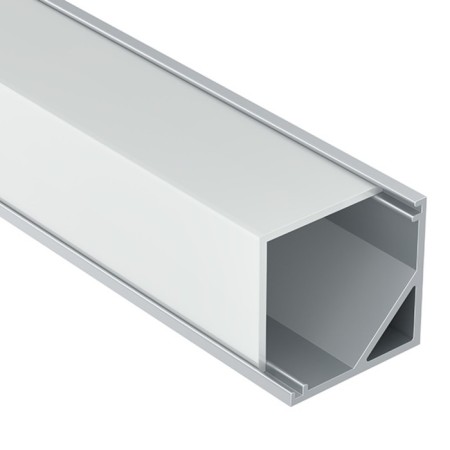 Aluminum profile LED Strip Alm009S-2M, 200x1.6x1.6 cm, silver color-5