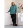 Female jumper, size 52, turquoise color