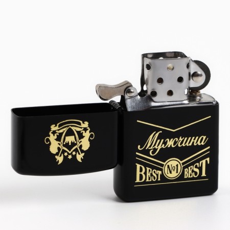 Gasoline lighter "man", 5.5 x 3.5 cm.-3