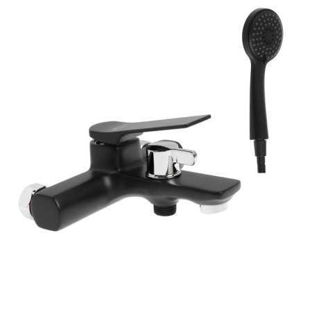 ACCOONA A63122F bath mixer, single -leaf, short spout, black