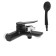 ACCOONA A63122F bath mixer, single -leaf, short spout, black