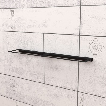 Holder for storage of adhesive tape, adhesive or painting tape, wall, black-1