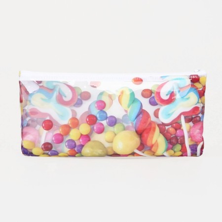 Cosmetic bag-penete on zipper, PVC, colorful color-1