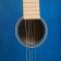 Acoustic guitar "Amistar N-513" 6 string, Menz. 650mm, art decoration, blue