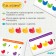 Developing set "colored chickens", 10 figures, tasks on cards