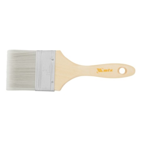 Brush flat MTX Euro 83089, artificial bristles, wooden handle, 3 "-1