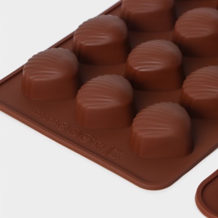 A set of chocolate for chocolate "Assorted", 3 pcs, silicone-3