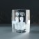 Souvenir glass rectangle "Thinker" 5x5x8 cm