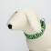 Collar with backlight tiger 3 glow modes Size S, Osh 22-40 x 2.5 cm Green